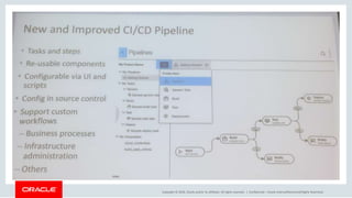 Copyright © 2018, Oracle and/or its affiliates. All rights reserved. | Confidential – Oracle Internal/Restricted/Highly Restricted
 