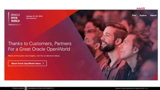 Review of Oracle OpenWorld & CodeOne 2018 119
 