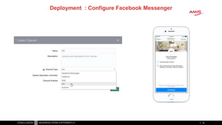 30
Deployment : Configure Facebook Messenger
 