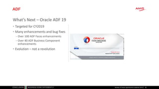 ADF
Review of Oracle OpenWorld & CodeOne 2018 59
 