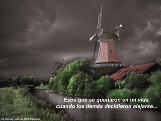 Esos que se quedaron en mi vida, cuando los demás decidieron alejarse... by Normag- Julio de 2008-Argentina 