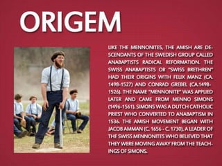 Amish   origem