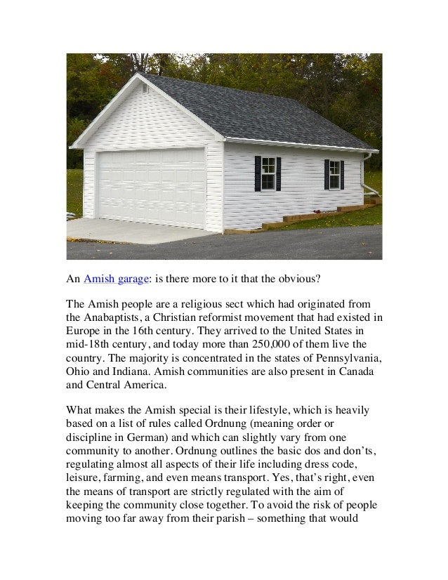 Amish Garage