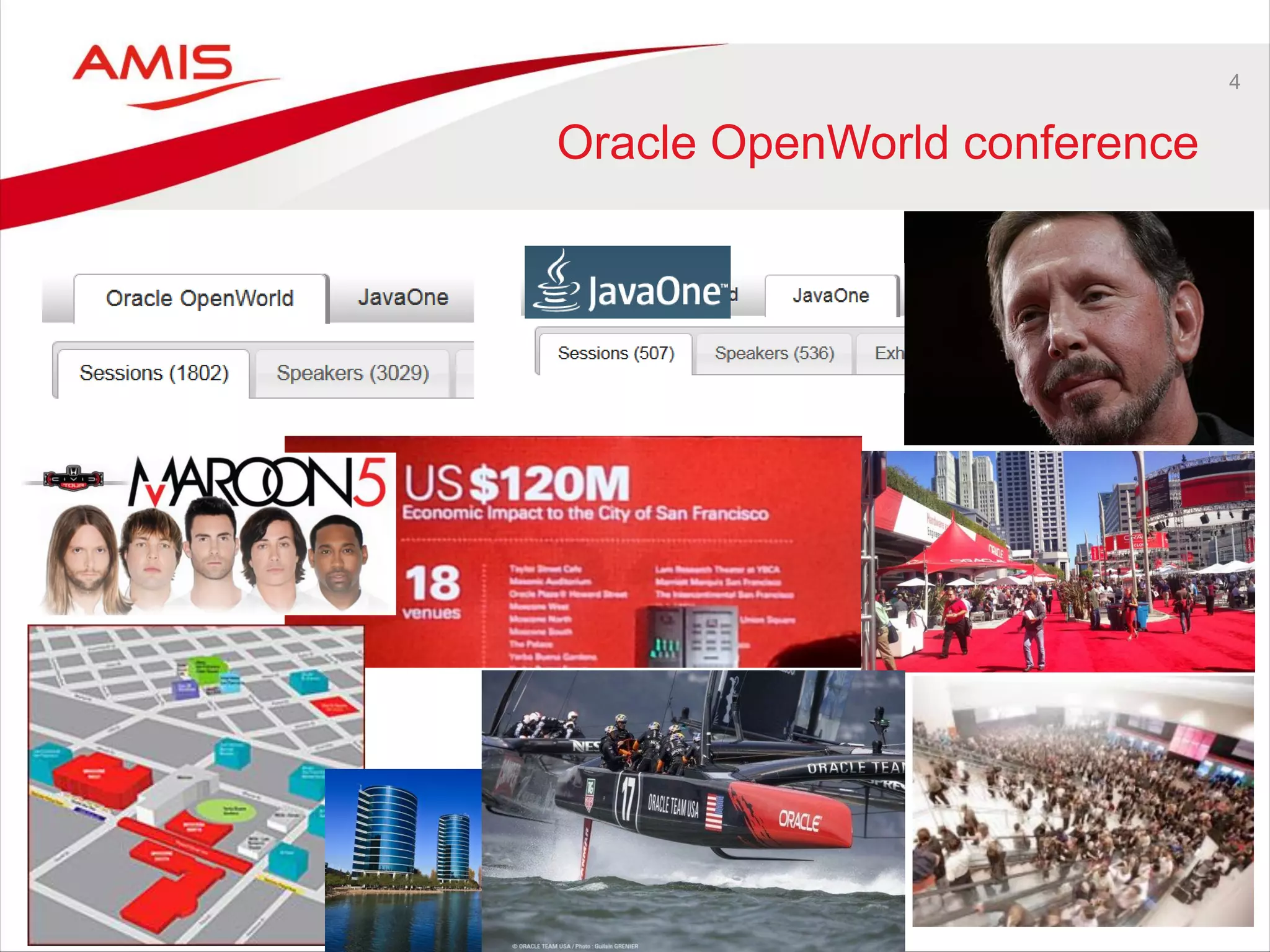 4
Oracle OpenWorld conference
 