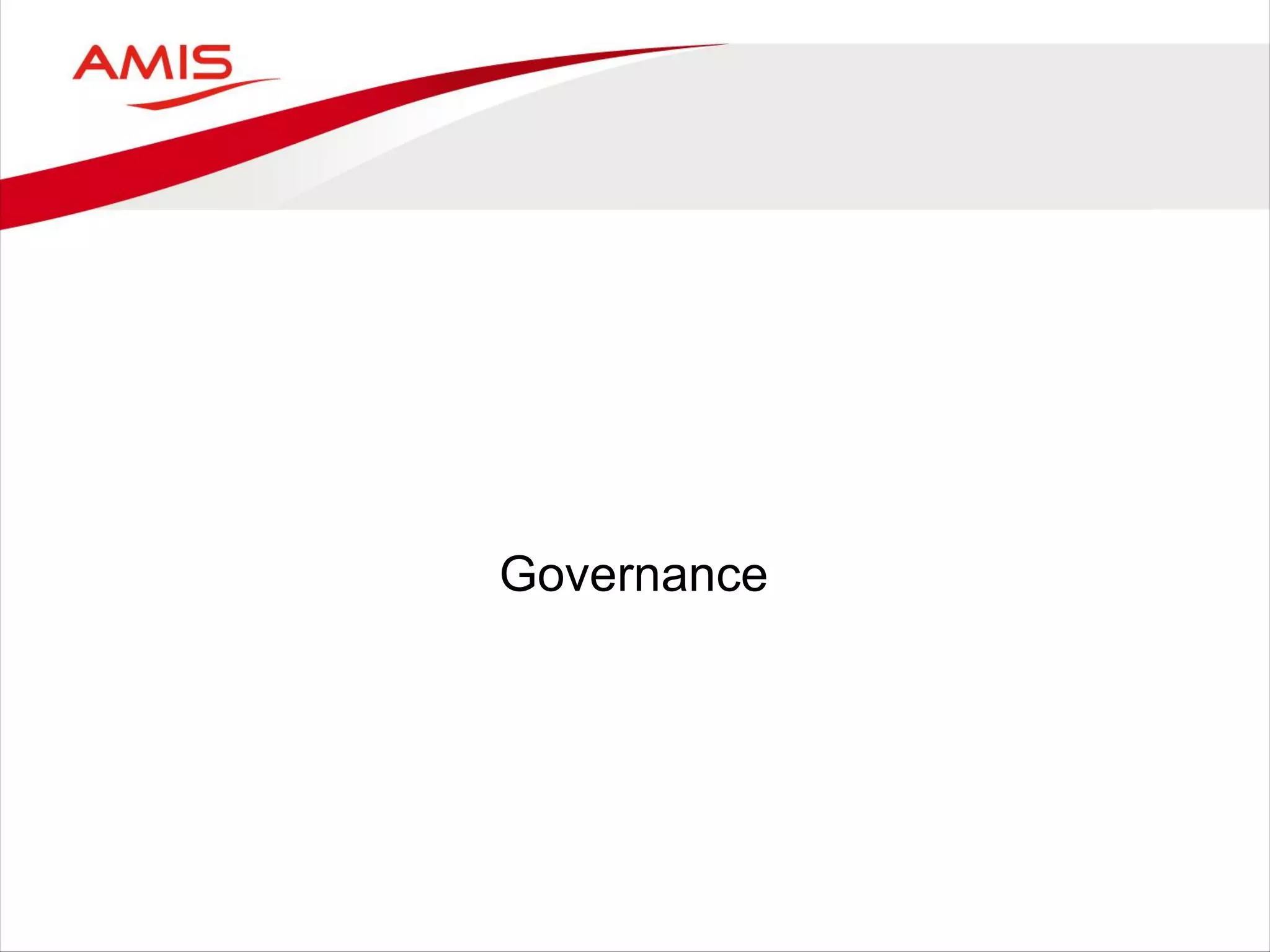 Governance
 