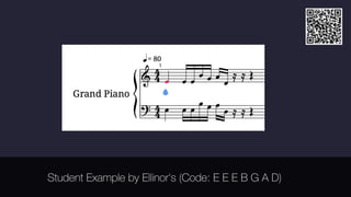 Student Example by Ellinor's (Code: E E E B G A D)
 
