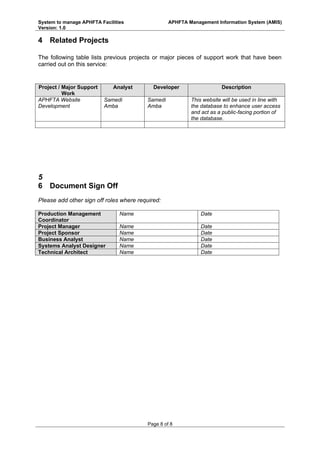 AMIS System Documentation (Presentation) | DOC