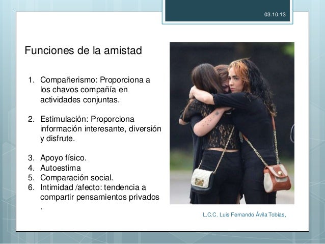 Amistad y sus normas
