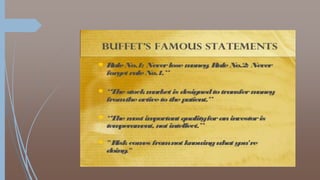 Warren Buffett Biography