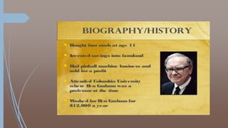 Warren Buffett Biography
