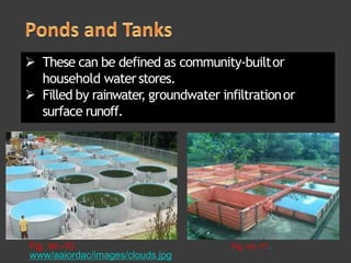 Water Storage Source water storage ppt | PPTX