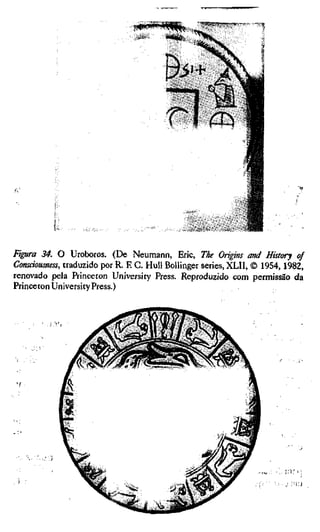 >'.




                                                  cr"- "'
                                        r




Figura 34. O Uroboros. (De Neumann, Eric, The Origins and History of
Consciousness, traduzido por R. E C. Hull Bollinger series, XLII, © 1954, 1982,
renovado pela Princeton University Press. Reproduzido com permissão da
Princeton University Press.)




               f^^B^kíT. C<S--<^^c^^
 