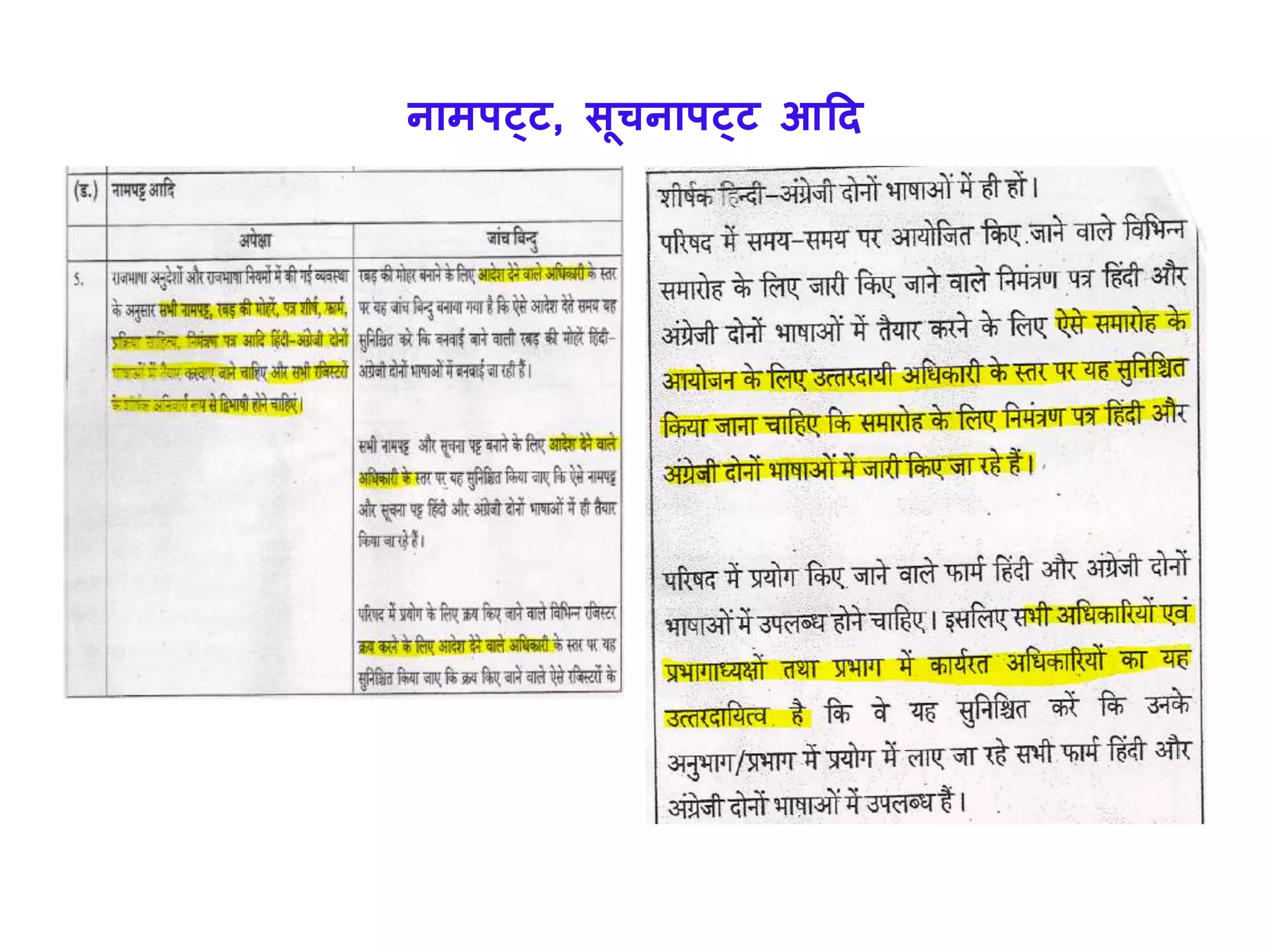 नामपट्ट, सूचनापट्ट आहद
 