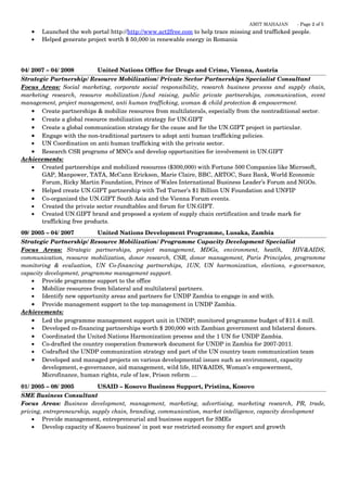 Amit Mahajan Cv November 2009 | DOC