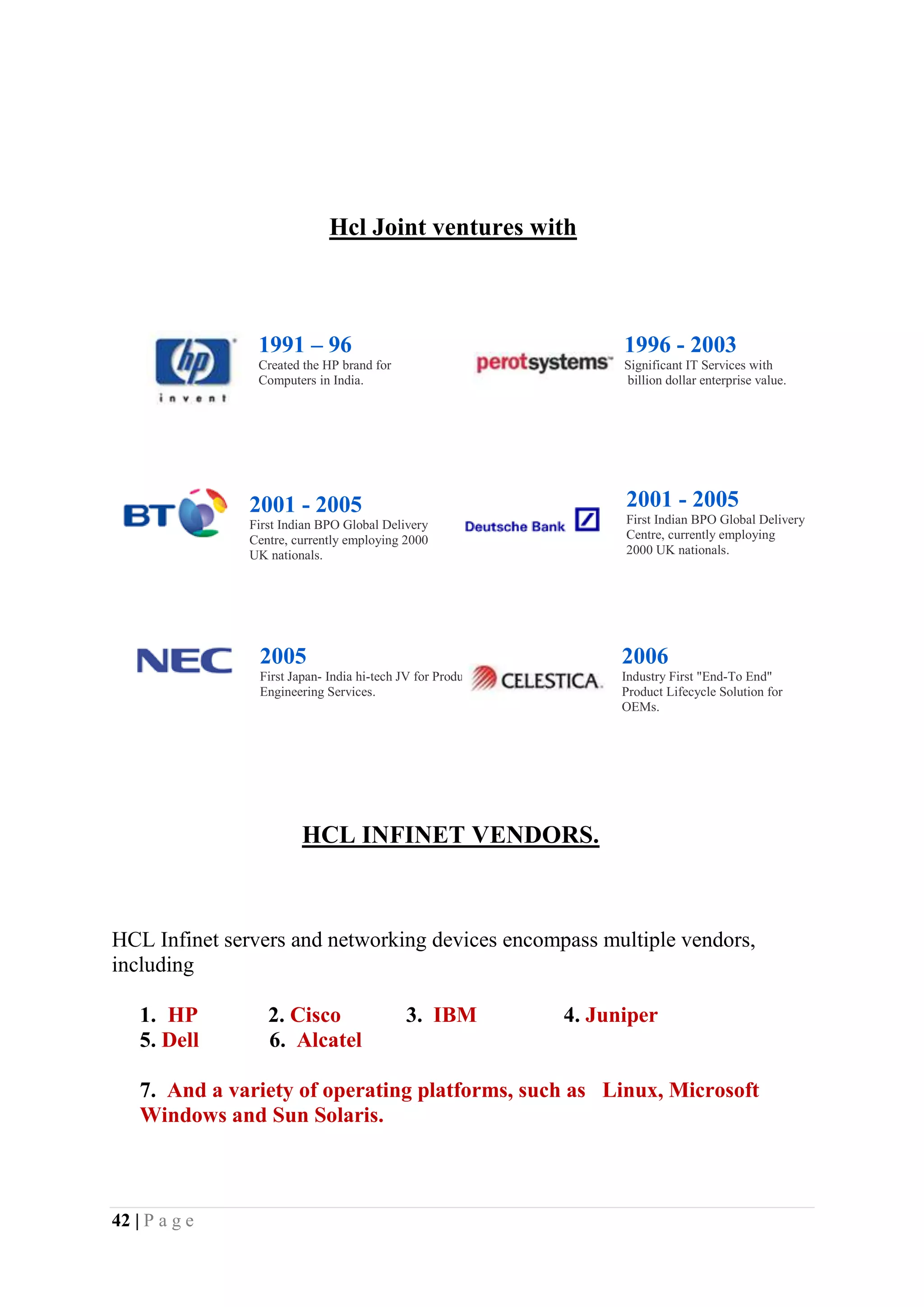 Amit mishra live project report on hcl infinet ltd.