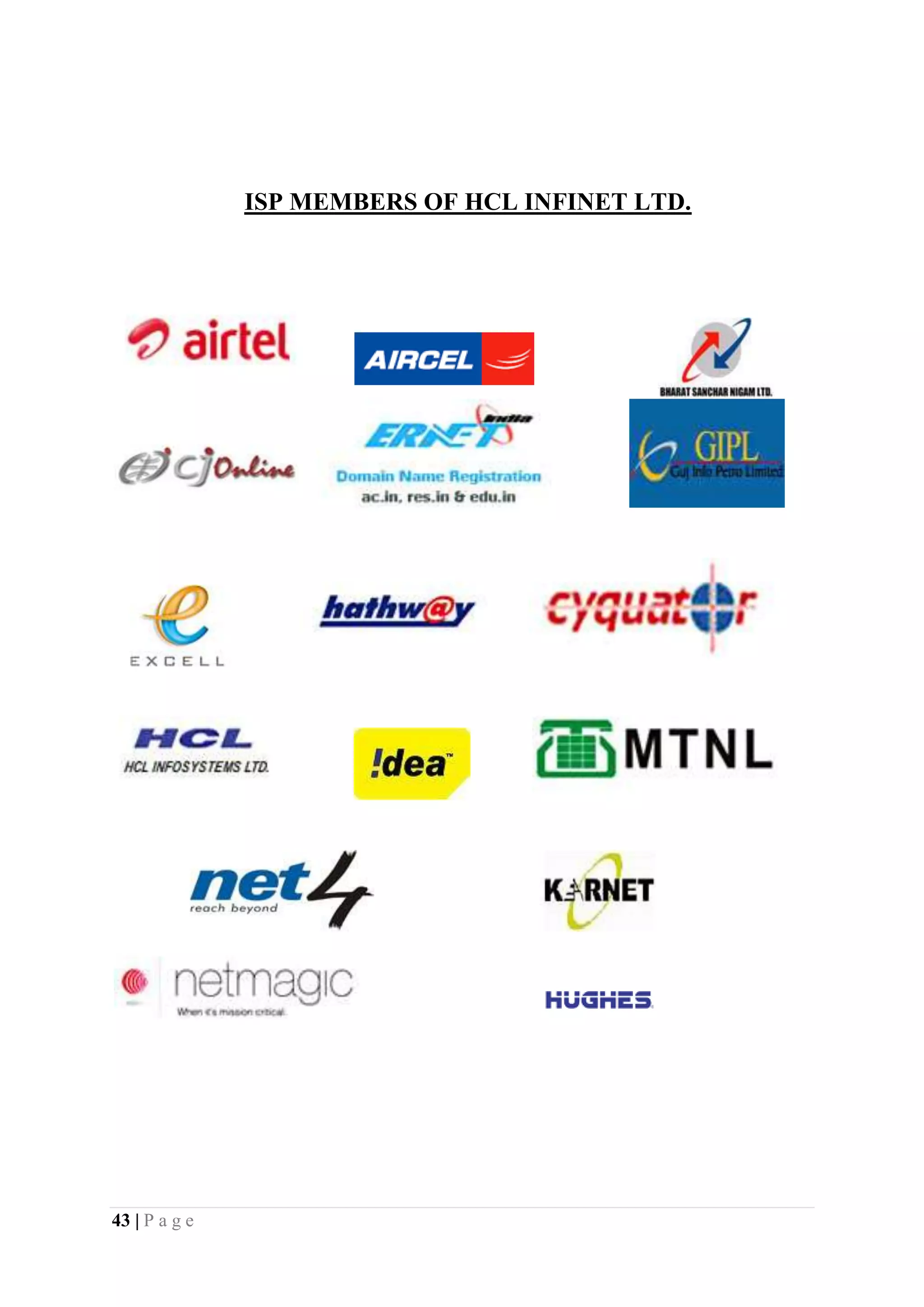 Amit mishra live project report on hcl infinet ltd.