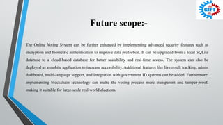 Secure and Efficient Online Voting System Using Python Flask and SQLite ...