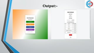 Secure and Efficient Online Voting System Using Python Flask and SQLite ...