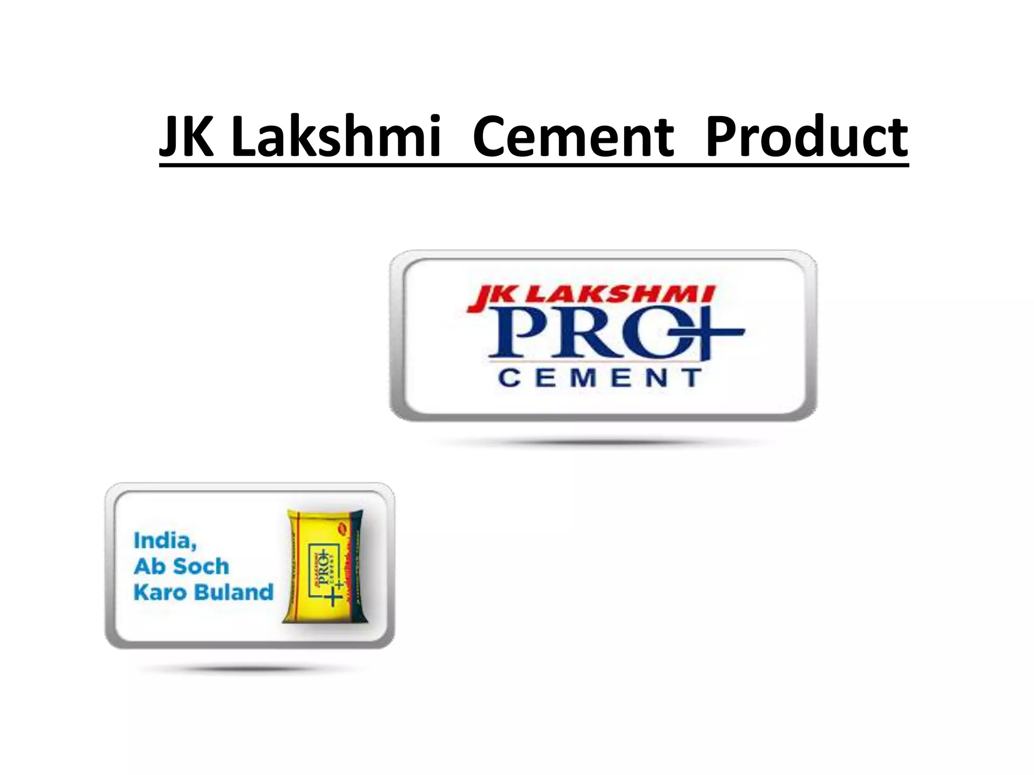 jk lakshmi cement ltd. | PPTX