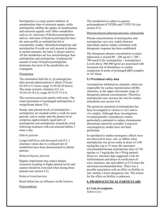 AMITRIPTYLINE FILM COATED TABLETS USES visual data 7