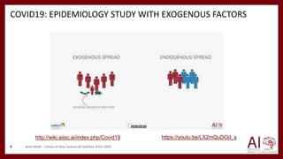 COVID19: EPIDEMIOLOGY STUDY WITH EXOGENOUS FACTORS
Amit Sheth – Vision of Data Science @ Vaibhav, 8 Oct 20206
https://yout...