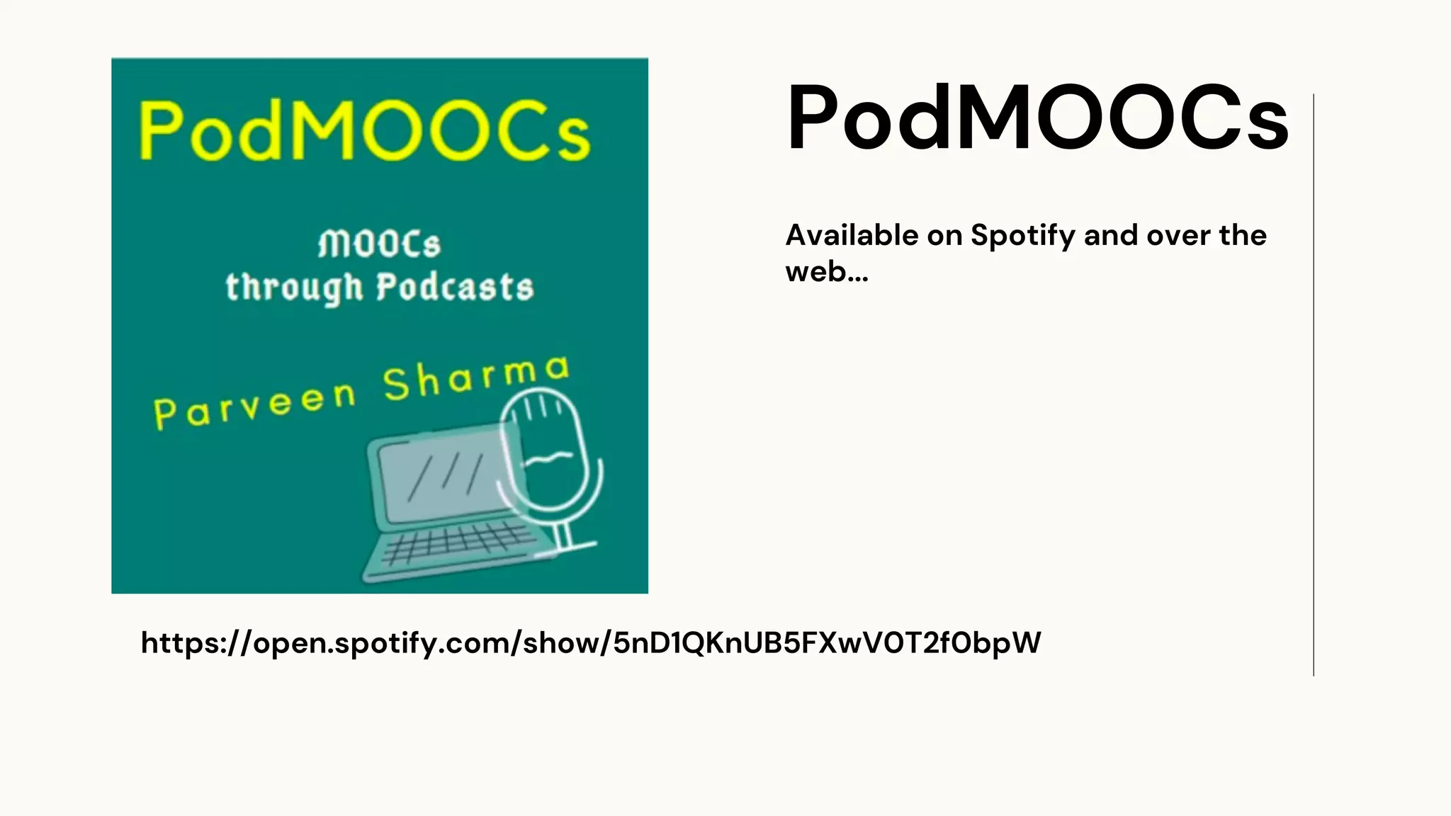 Session on PodMOOCs - AMITY University and AIU FDP 13 June 