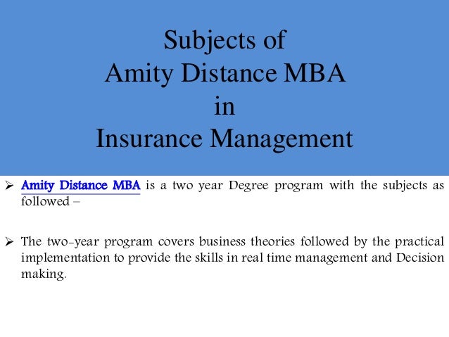 Mba Insurance Management amity distance mba in insurance management Mba Insurance Management amity distance mba in insurance management