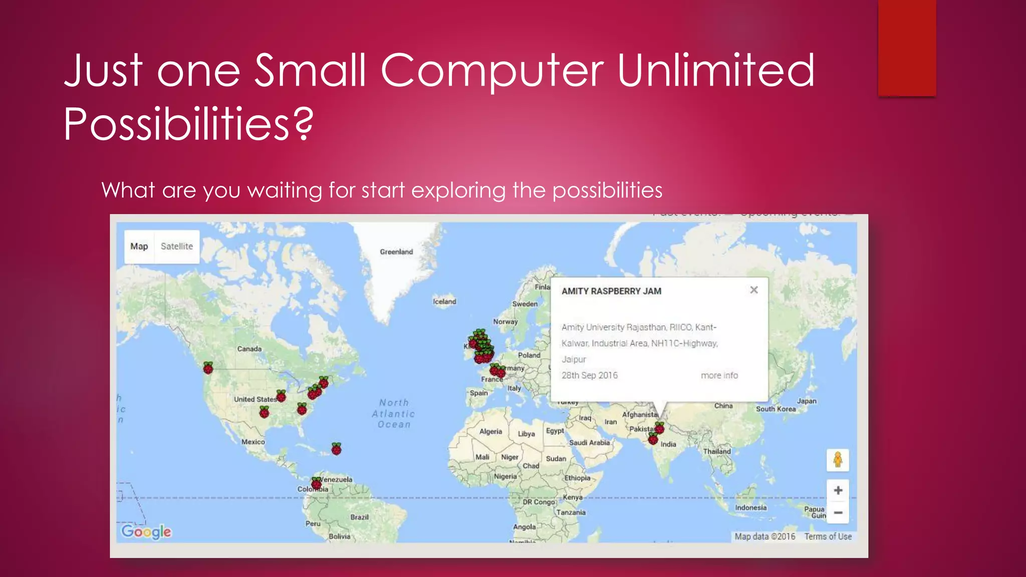 Just one Small Computer Unlimited
Possibilities?
What are you waiting for start exploring the possibilities
 