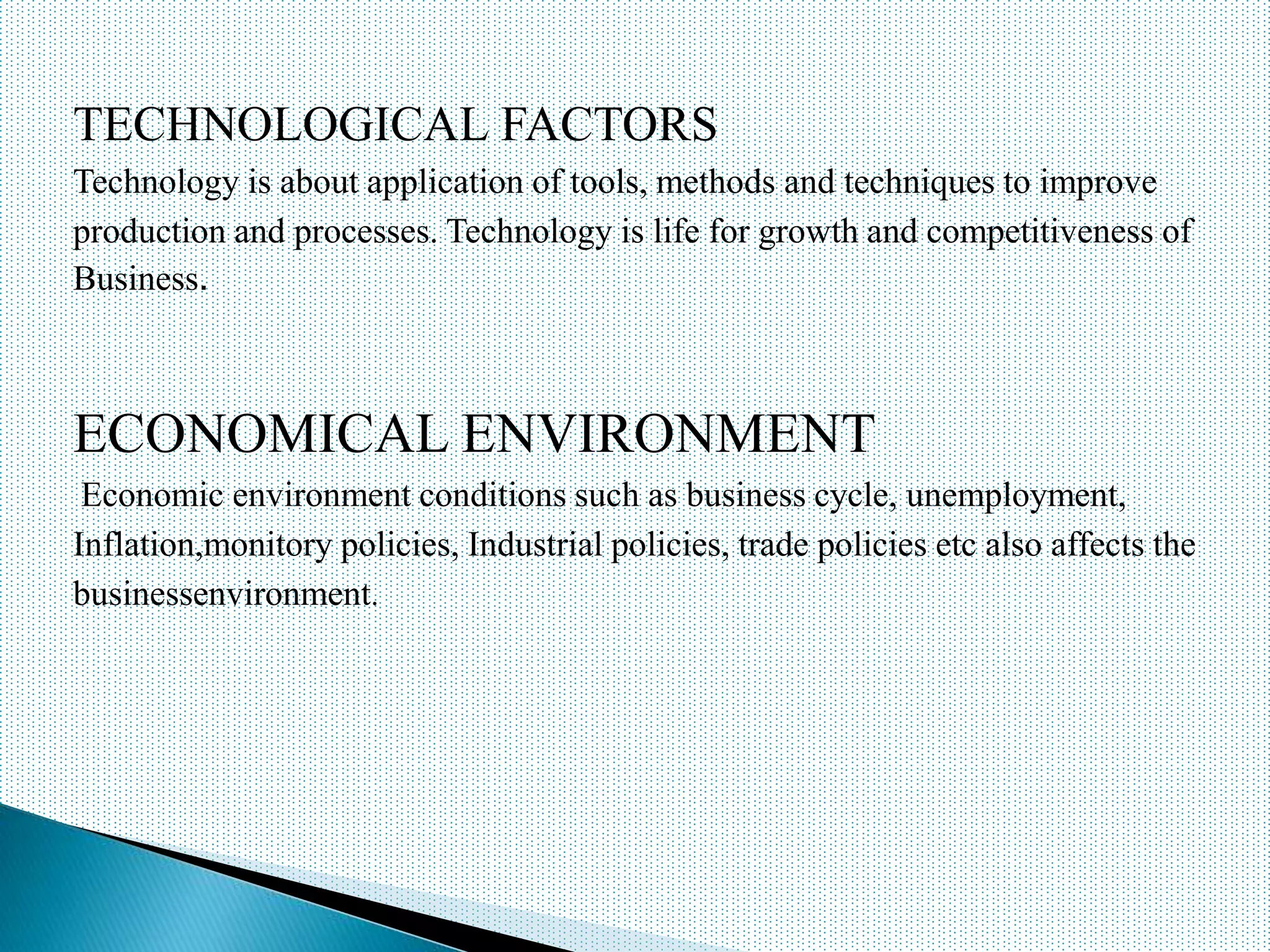 Business environment and their factors | PPTX