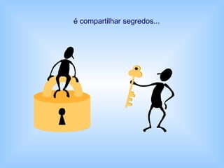 é compartilhar segredos...
 