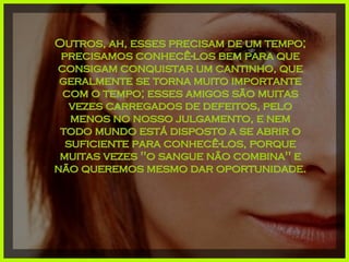 Amizade E Amor Amizade