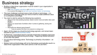 Business Intelligence (BI) and Data Management Basics | PDF