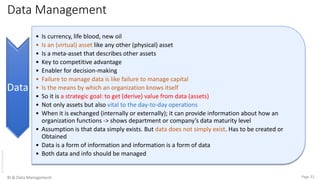 Business Intelligence (BI) and Data Management Basics | PDF