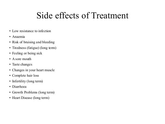 Leukeran Chlorambucil Side Effects