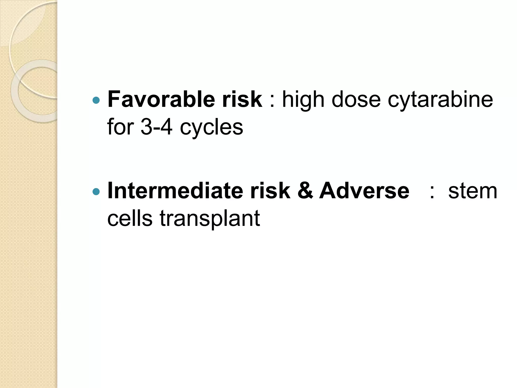 Acute myeloid leukemia | PPTX