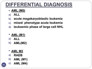 acute myeloid luekemia: Dr Arun Haldia | PPTX