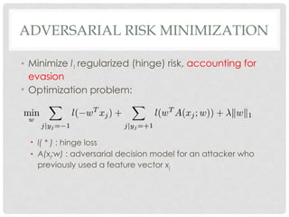 Adversarial Machine Learning Risks Adversarial Machine Learning in Cybersecurity.pptx