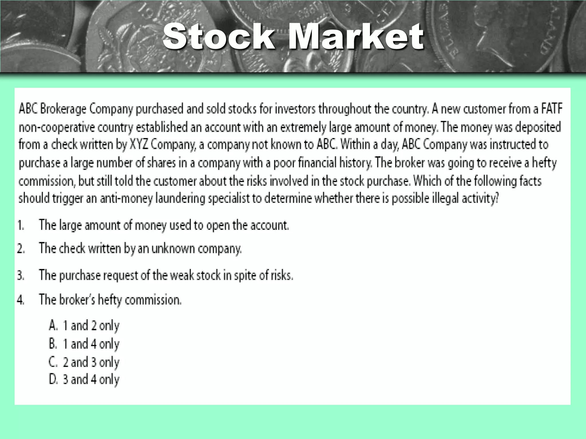 Stock Market
 