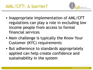 Bringing Smart Policies to Life The basics: AML/CFT for financial ...