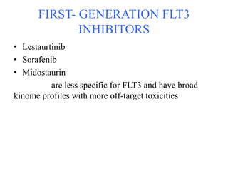 Less Specific Aml flt3 itd | PPTX