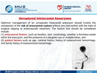 Comprehensive Surgical Management of Intracranial Aneurysms and ...