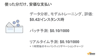 ʹä֤֧B
ǩ`ǥȥ`˥󥰡u:
$0.42/󥹥󥹕r
Хåy: $0.10/1000
ꥢ륿y: $0.10/1000
+ ʱ䚰Υѥƥꥶ٩``
 