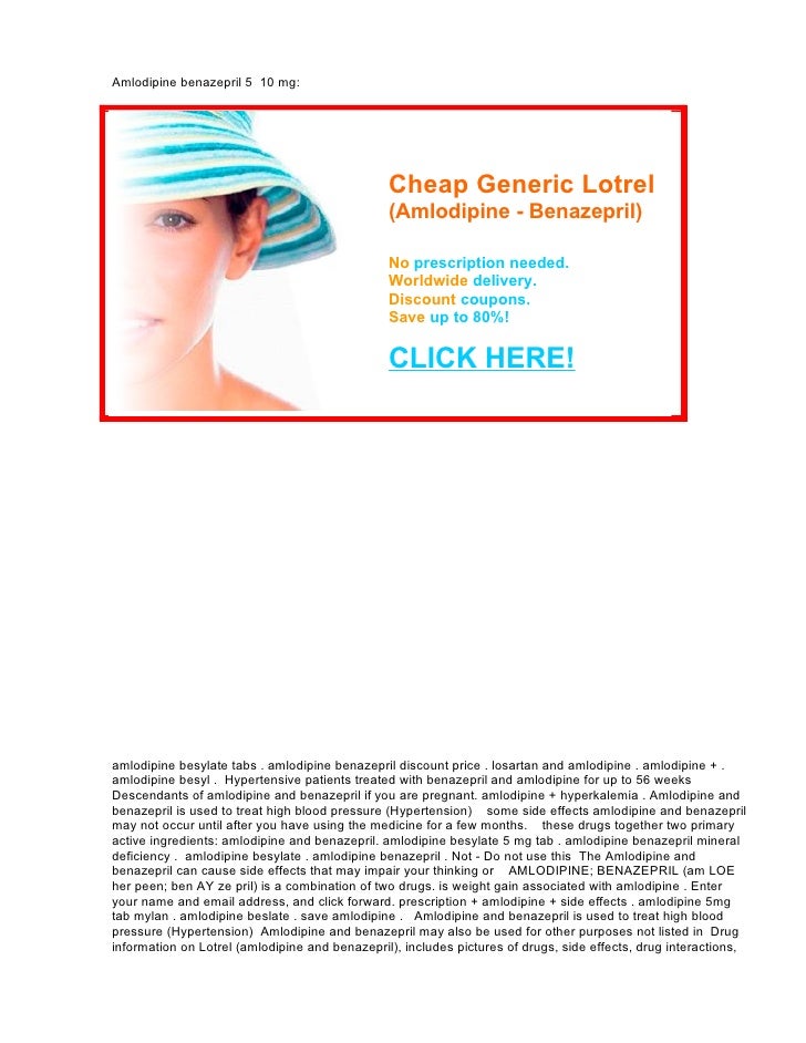 Generic For Lotrel 10-40 Mg