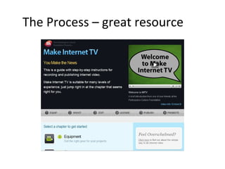 The Process – great resource
 