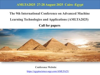The 9th International Conference on Advanced Machine Learning ...