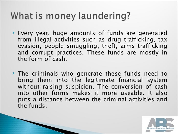 Anti Money Laundering Presentation