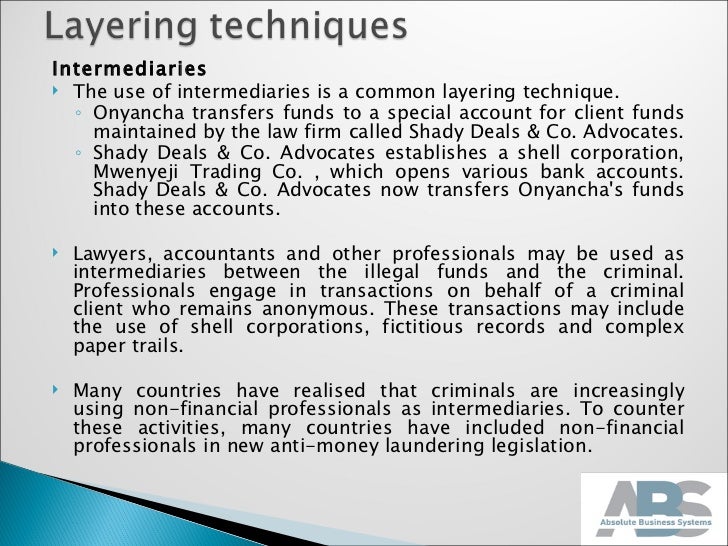 Anti Money Laundering Presentation