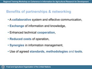 October 2008 in Syria:  Official launch of Near East and North Africa Rural and Agricultural Knowledge and Information (Nerakin-RAIS)