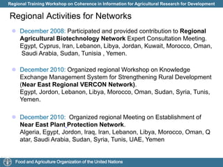 Securing active commitment from stakeholders to develop national IKM systems/networksInformation Standards and Toolsfor Content ManagementAGMES – Agricultural Metadata Element Set