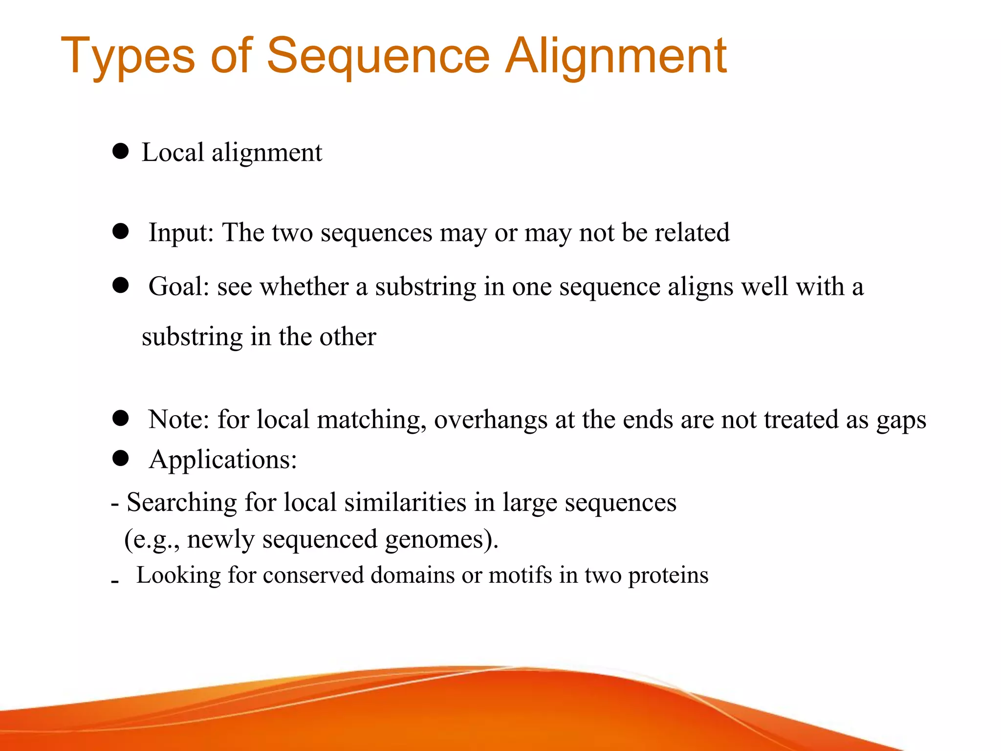 sequence alignment | PDF